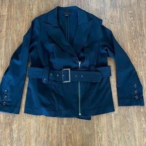 Lane Bryant Moto Style Jacket Size 14 Black